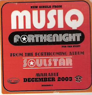Musiq Soulchild : Forthenight (12")