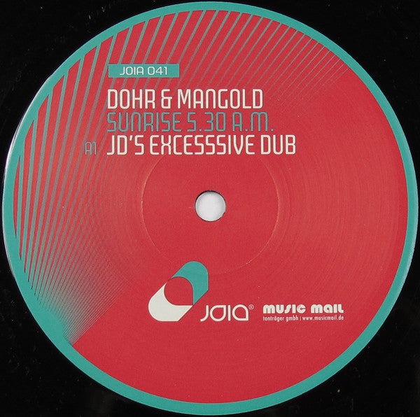 Dohr & Mangold : Sunrise 5:30 A.M. (12")