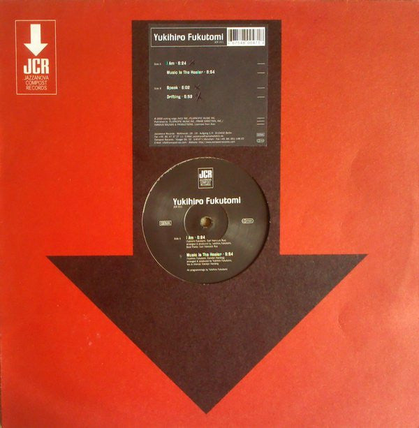 Yukihiro Fukutomi : I Am / Music Is The Healer (12")