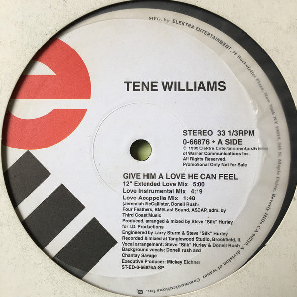 Tené Williams : Give Him A Love He Can Feel (12")