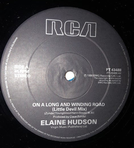 Elaine Hudson : On A Long And Winding Road (12")