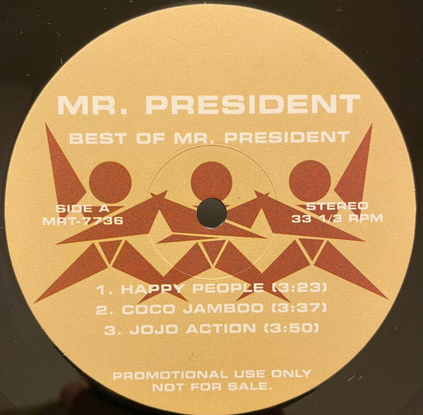 Mr. President : Best Of Mr. President  (12", Comp, Promo)