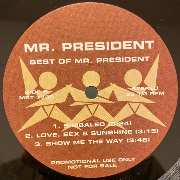 Mr. President : Best Of Mr. President  (12", Comp, Promo)