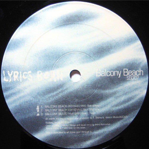 Lyrics Born : Balcony Beach / Burnt Pride (12")