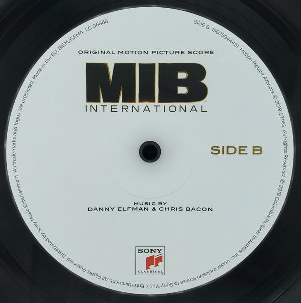 Danny Elfman & Chris Bacon : MIB International (Original Motion Picture Score) (LP, Album)