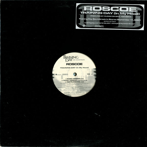 Roscoe : Training Day (In My Hood) (12", Single, Promo)