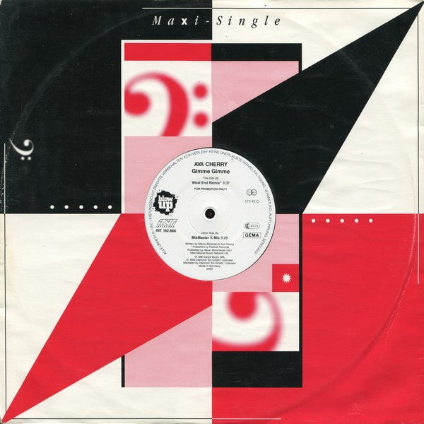 Ava Cherry : Gimme Gimme (12", Promo)