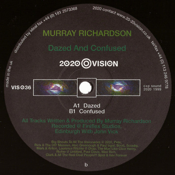 Murray Richardson : Dazed And Confused (12")