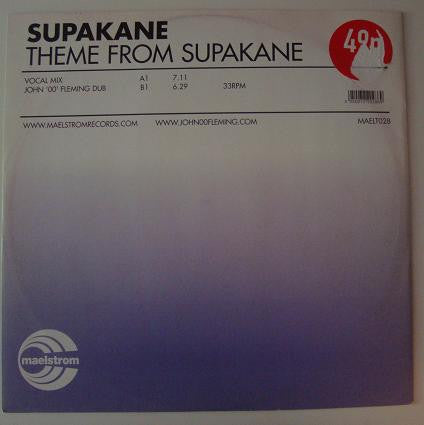 Supakane : Theme From Supakane (12")