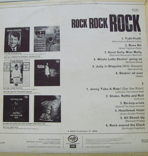 John Smith And The New Sound : Rock Rock Rock (LP, Comp)