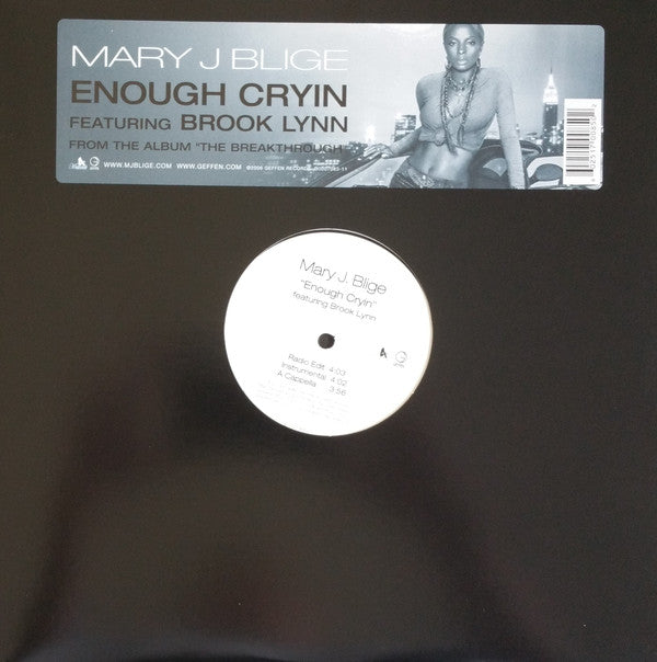 Mary J. Blige Featuring Brook : Enough Cryin (12")
