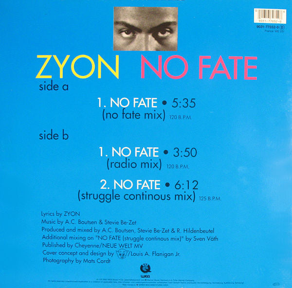 Zyon : No Fate (12")
