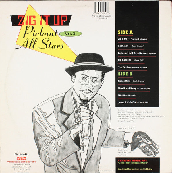 Various : Zig It Up: Pickout All Stars Vol. 3 (LP, Comp)