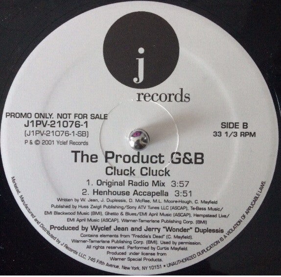 The Product G&B : Cluck Cluck (12", Promo)