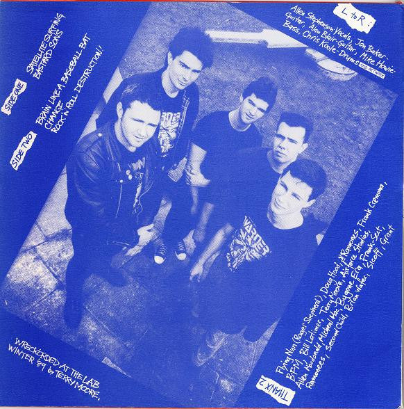 The Warners : Satellite Surfing (12", MiniAlbum, Num, Blu)