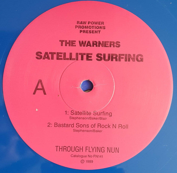 The Warners : Satellite Surfing (12", MiniAlbum, Num, Blu)