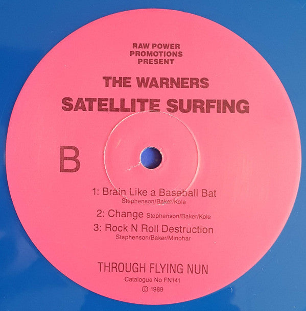 The Warners : Satellite Surfing (12", MiniAlbum, Num, Blu)