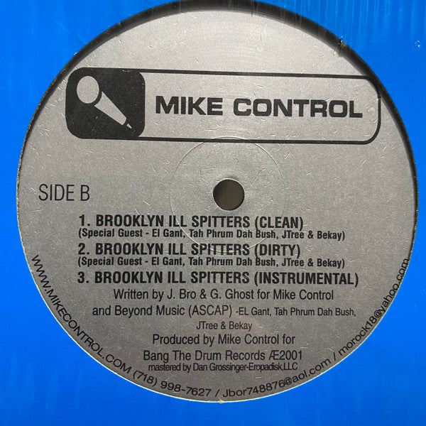 Mike Control : The Naturals / Brooklyn Ill Spitters (12")