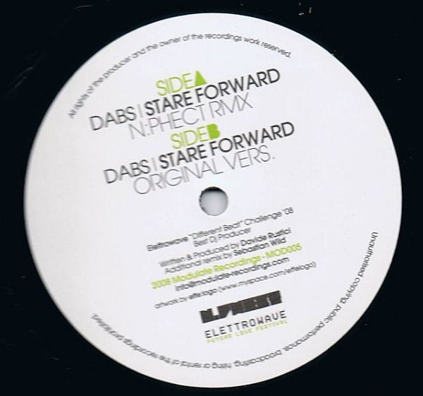 Dabs : Stare Forward (12", Promo)