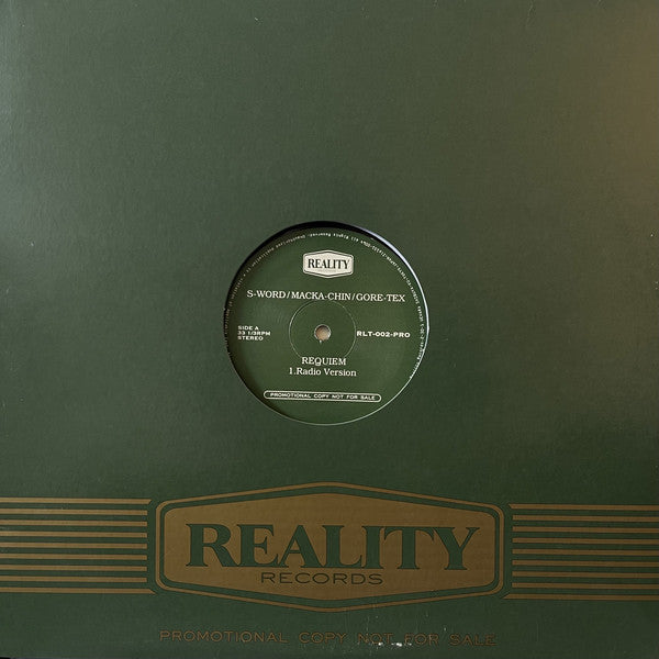 S-Word / Macka-Chin / Gore-Tex : Requiem (Radio Version) (12", Promo)