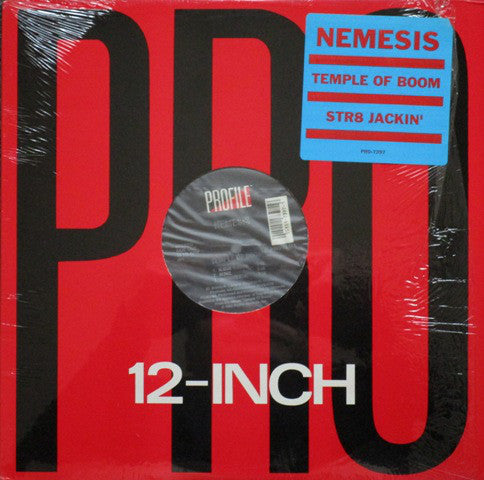 Nemesis (3) : Temple Of Boom / Str8 Jackin' (12")
