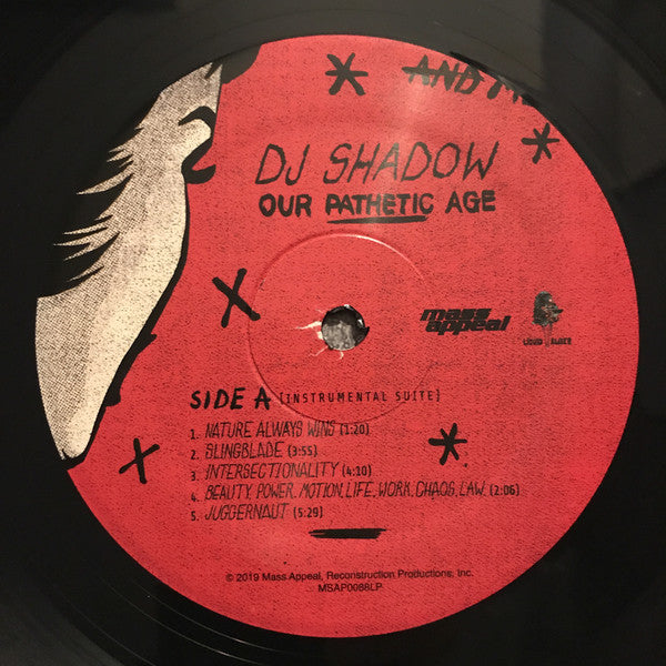 DJ Shadow : Our Pathetic Age (2xLP, Album, Yel)