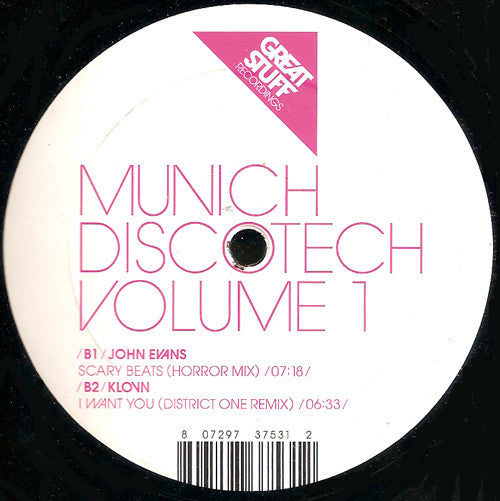 Various : Munich Disco Tech Volume 1 (12")