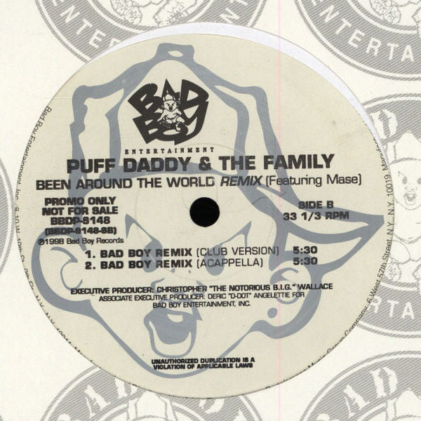 Puff Daddy & The Family : Been Around The World (Remix) (12", Promo)