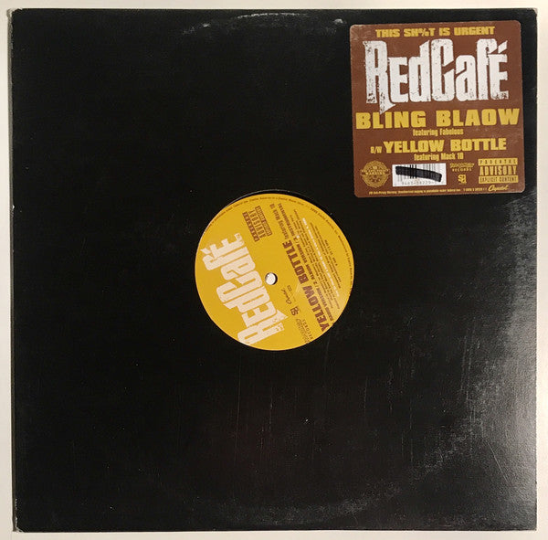 Red Cafe : Bling Blaow B/W Yellow Bottle (12", Single)