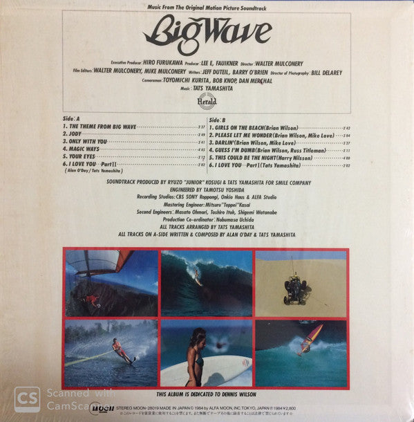 Tatsuro Yamashita : Big Wave (LP, Album, RP, Hyp)
