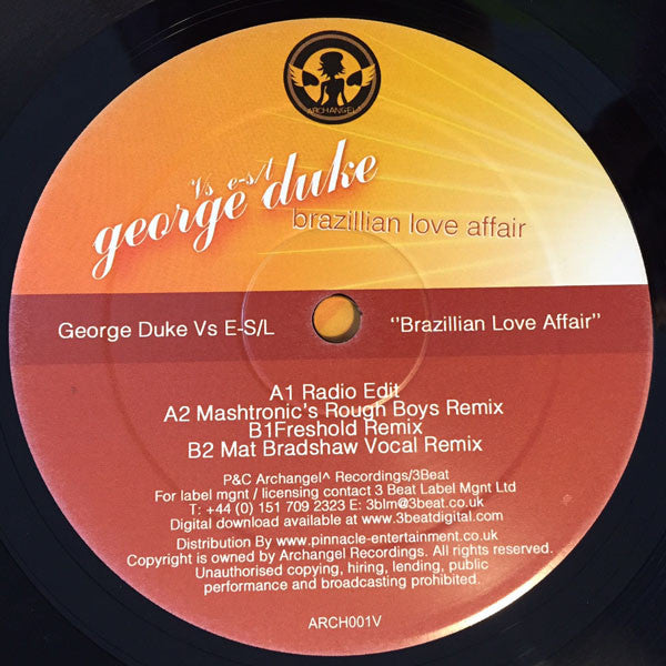 George Duke Vs E-S/L : Brazillian Love Affair (12")