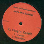 Jeru The Damaja : Ya Playin Yaself (12", RE)