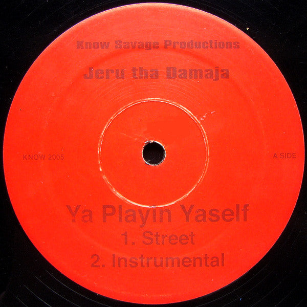 Jeru The Damaja : Ya Playin Yaself (12", RE)