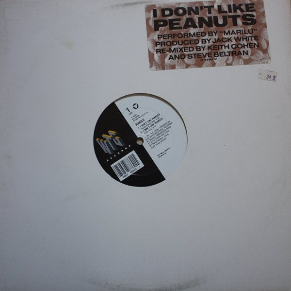 Marilu : I Don't Like Peanuts (12")