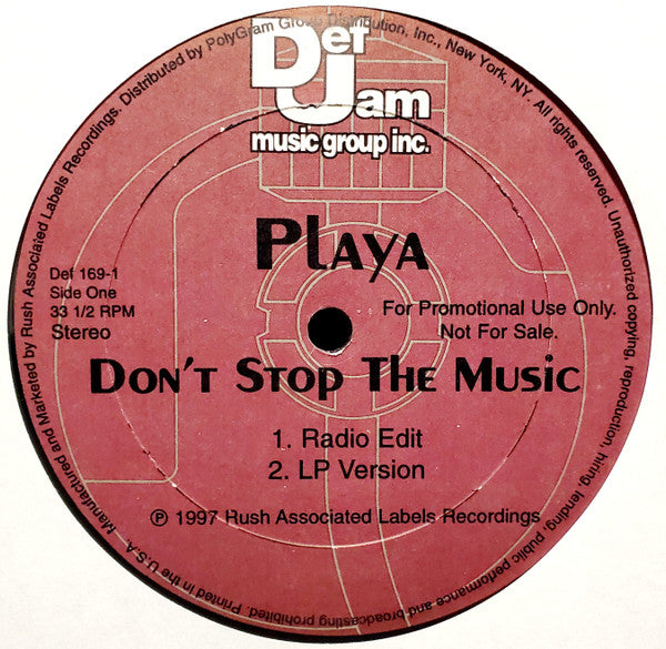 Playa : Don't Stop The Music (12", Promo)