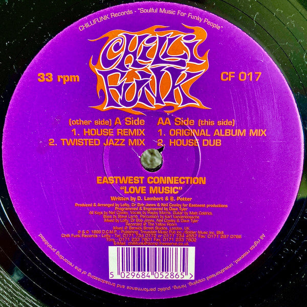 East West Connection : Love Music (12")