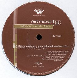 Underground Sound Of Lisbon : Etnocity (12", Promo, Smplr)