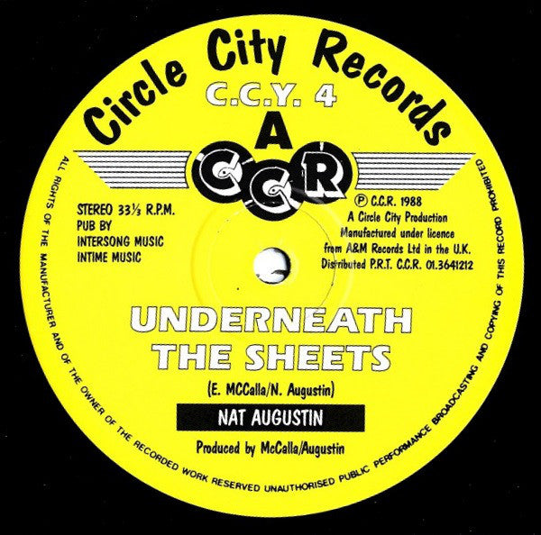Nat Augustin : Underneath The Sheets (12")