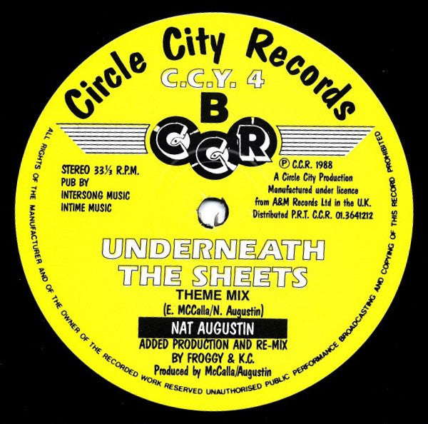 Nat Augustin : Underneath The Sheets (12")