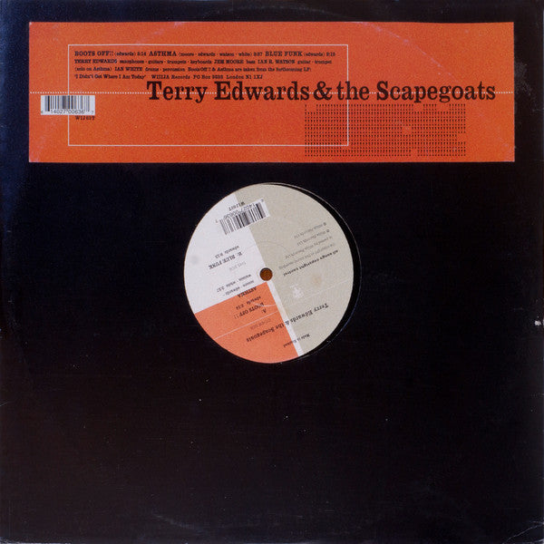 Terry Edwards & The Scapegoats : Boots Off!! (12", EP)