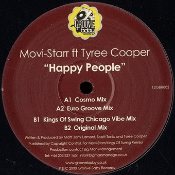Movi-Starr Ft Tyree Cooper : Happy People (12")