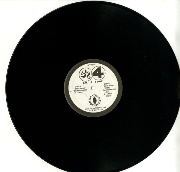 Tak & 4-Zone : Let It Bump (12", Single)
