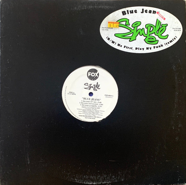 Simple E : Blue Jeans (12", Promo)