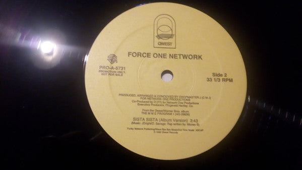 Force One Network : Sista Sista (12", Promo)