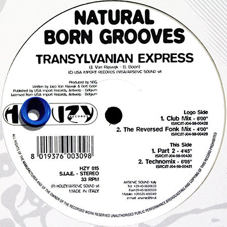 Natural Born Grooves : Transylvanian Express (12")