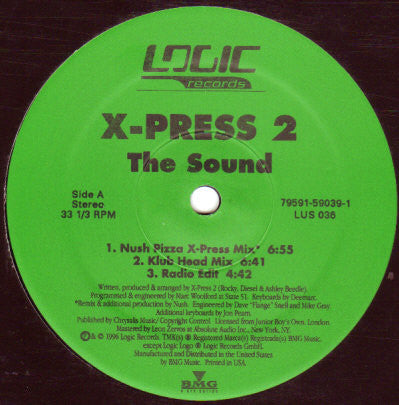X-Press 2 : The Sound (12")