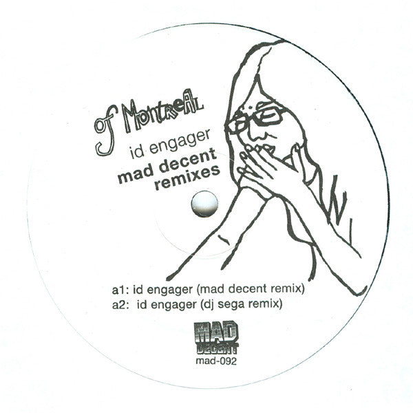 Of Montreal : Id Engager (Mad Decent Remixes) (12")