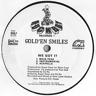 Golden (7) : We Got It (12")