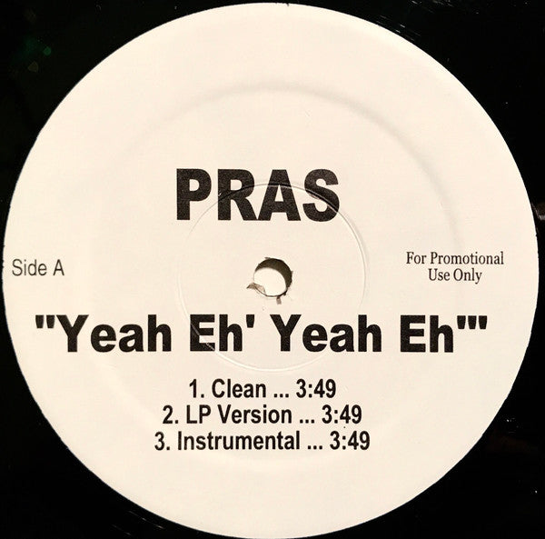 Pras Michel : Yeah Eh' Yeah Eh' / Murder Dem (12", Promo)