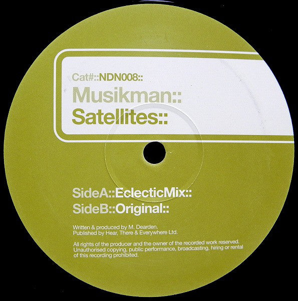 Musikman : Satellites (12")